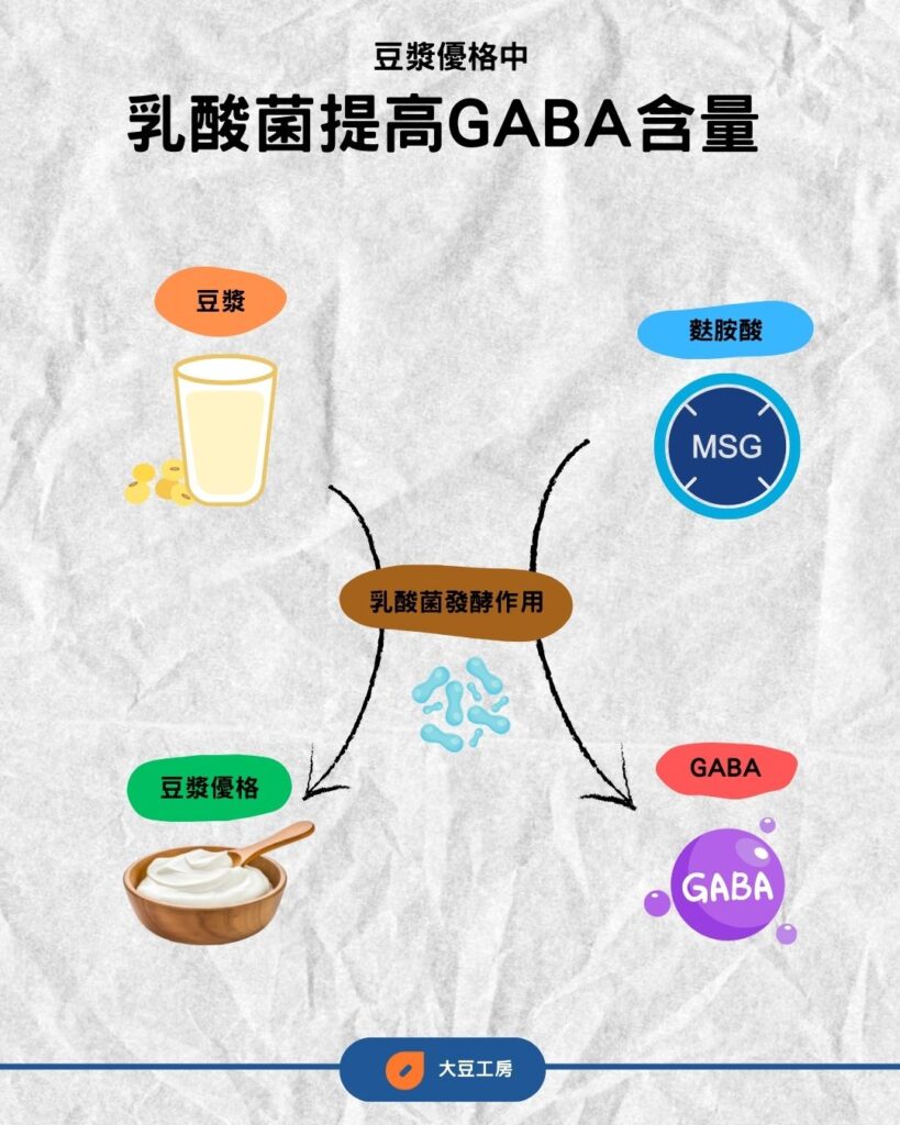 豆漿優格提高GABA含量